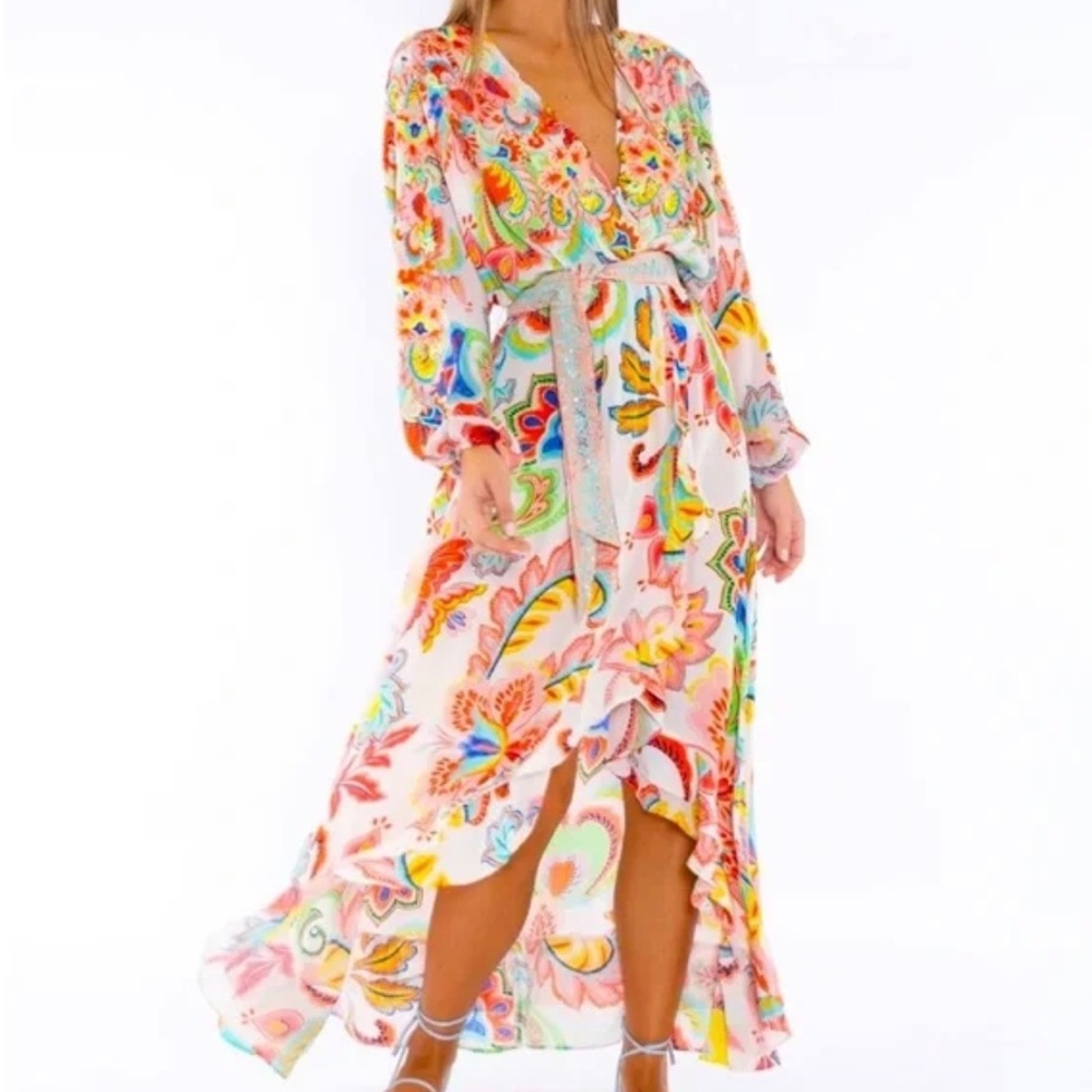 TAJ by Sabrina Crippa Multicolor Floral Maxi Dress - Picture 2 of 8